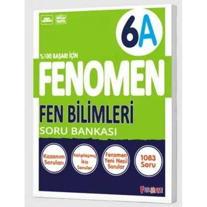 Fenomen Kitap 6. Sınıf Fen Bilimleri A Soru Bankası