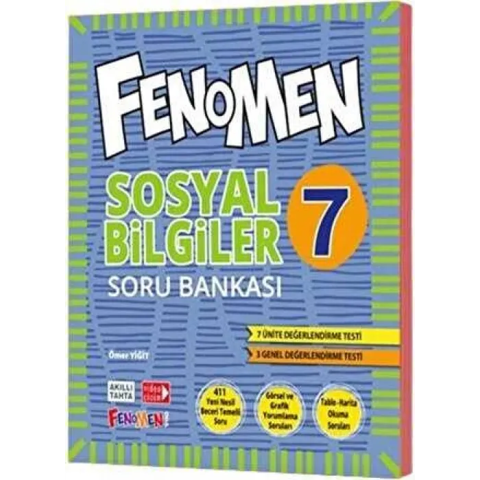 Fenomen Kitap 7. Sınıf Fenomen Sosyal Bilgiler Soru Bankası
