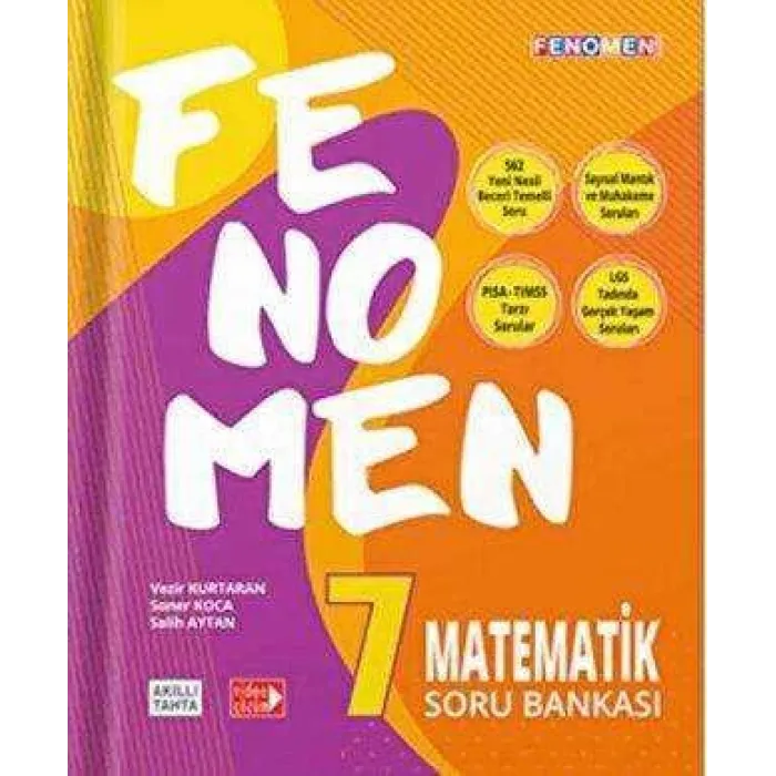 Fenomen Kitap 7. Sınıf Matematik Fenomen Soru Bankası