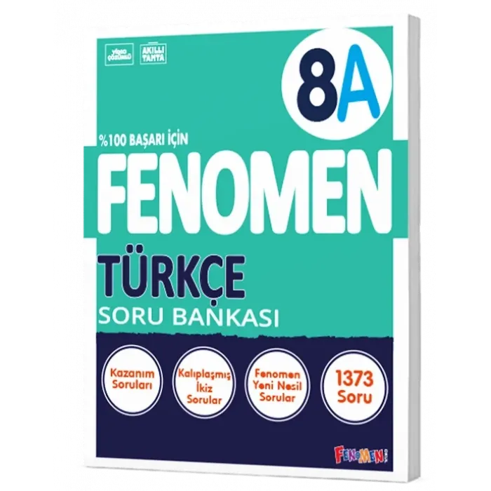 Fenomen Kitap 8. Sınıf Türkçe A Soru Bankası