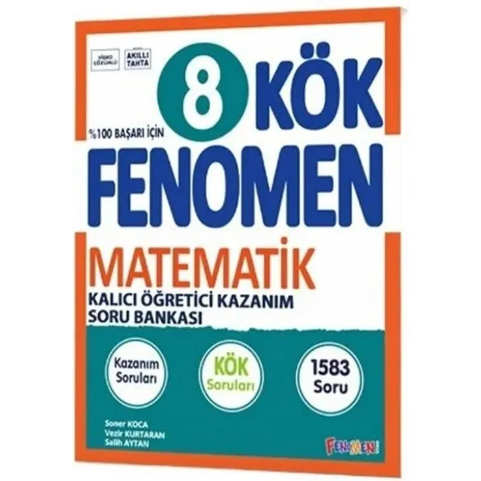 Fenomen Kitap 8. Sınıf Kök Matematik Soru Bankası
