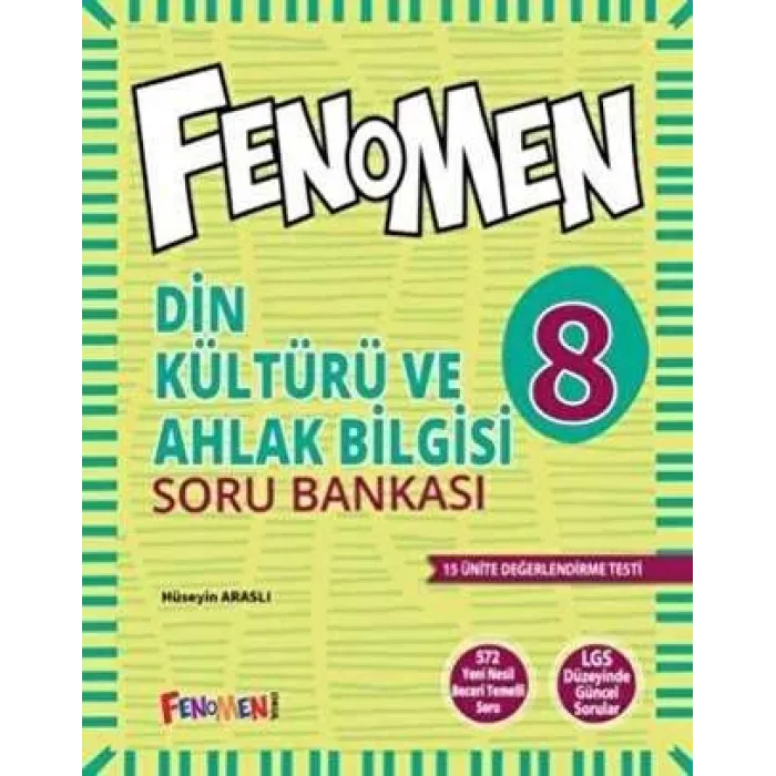 Fenomen Kitap 8. Sınıf Fenomen Din Kültürü ve Ahlak Bilgisi Soru Bankası