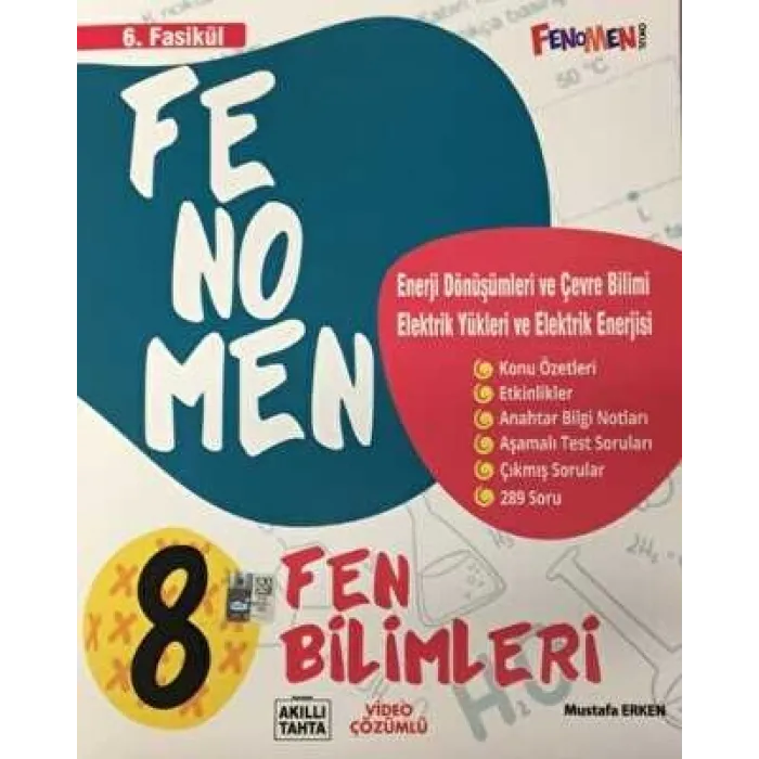 Fenomen Kitap 8. Sınıf Fenomen Fen Bilimleri 6. Fasikül