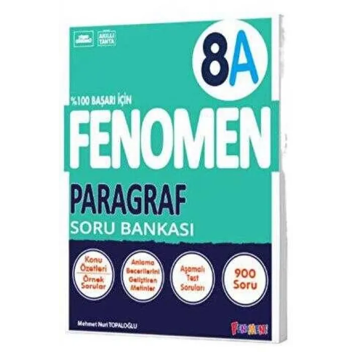 Fenomen Kitap 8. Sınıf Paragraf A Soru Bankası