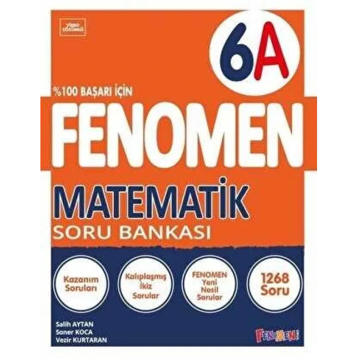 Fenomen Kitap Fenomen 6 Matematik A Soru Bankası