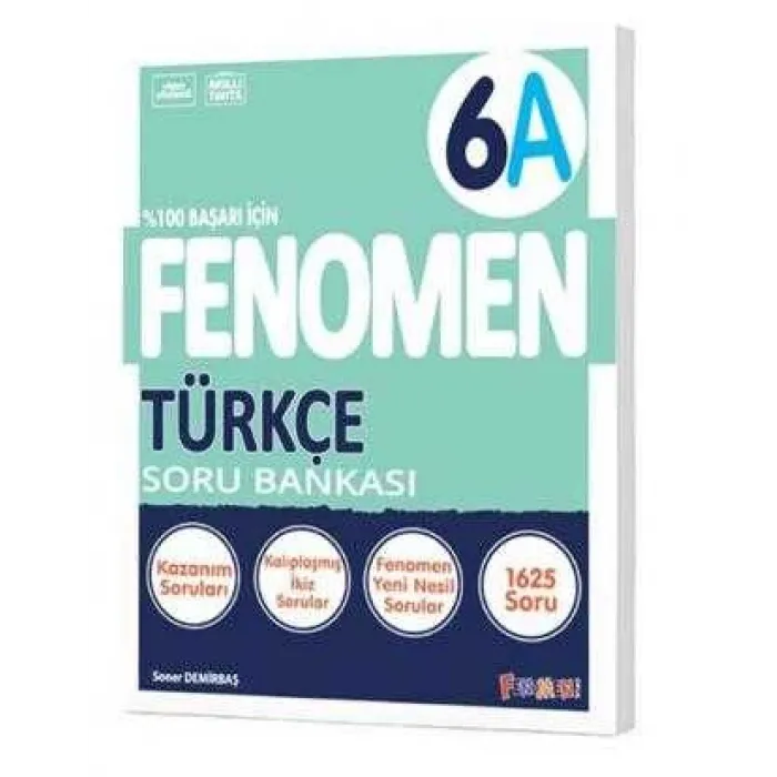 Fenomen Kitap Fenomen 6 Türkçe A Soru Bankası