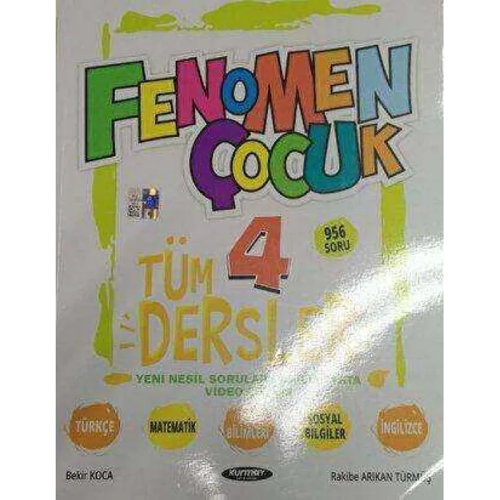 Fenomen Kitap Fenomen Çocuk 4. Sınıf Tüm Dersler Yeni Nesil Soru Bankası