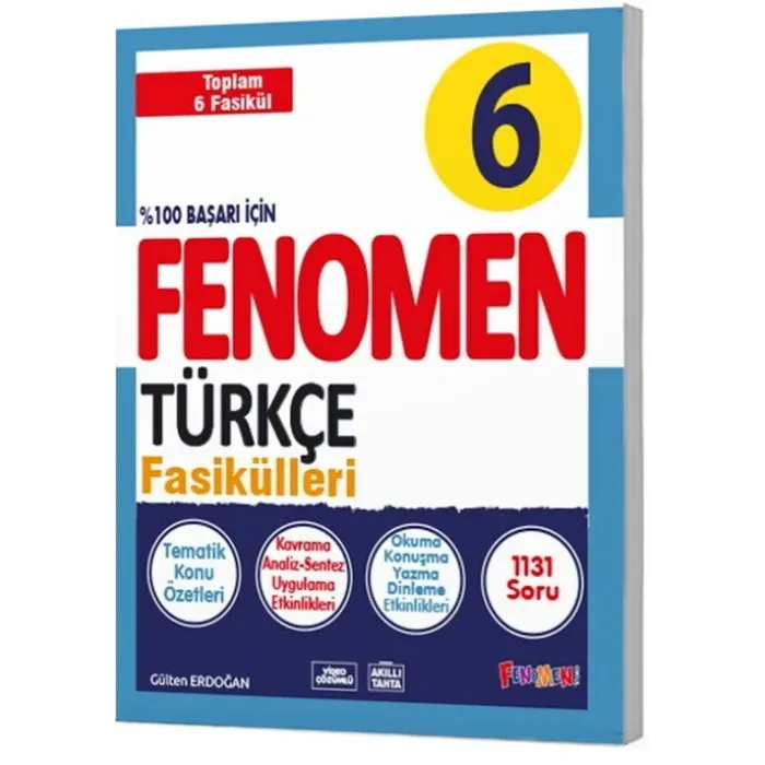 Fenomen Okul Yayınları 6. Sınıf Türkçe Fasikülleri
