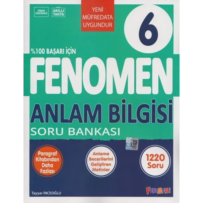 Fenomen Okul Yayınları 6. Sınıf Anlam Bilgisi Soru Bankası