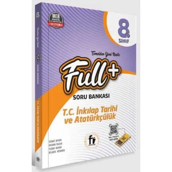 Fi Yayınları 8. Sınıf Full+ T.C. İnkılap Tarihi Soru Bankası