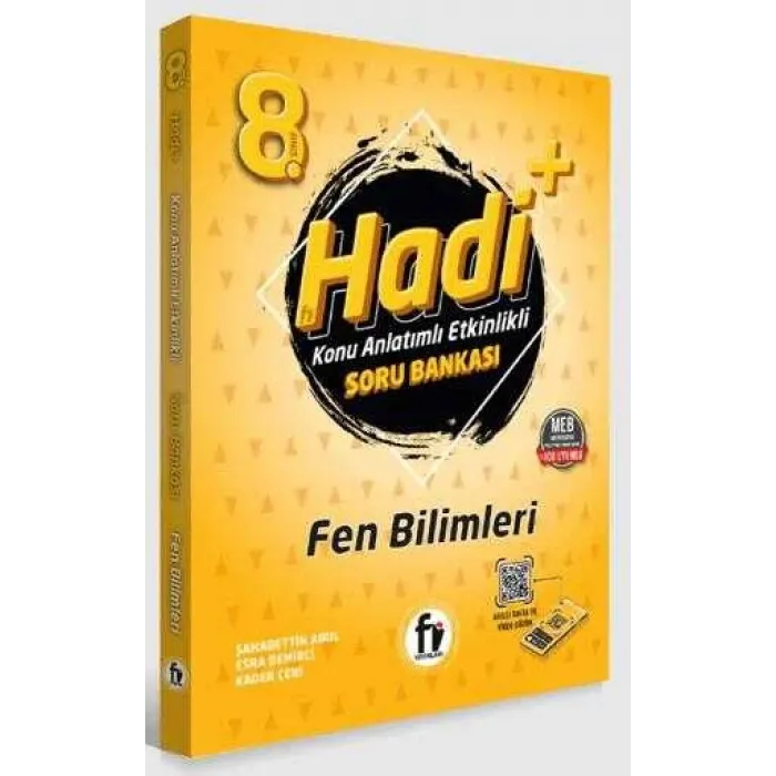 Fi Yayınları 8. Sınıf Hadi Fen Bilimleri Konu Etkinlikli Soru Bankası