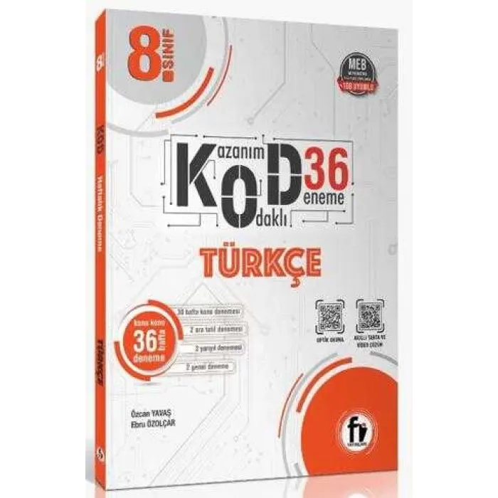 Fi Yayınları 8. Sınıf Türkçe Kod36 Deneme