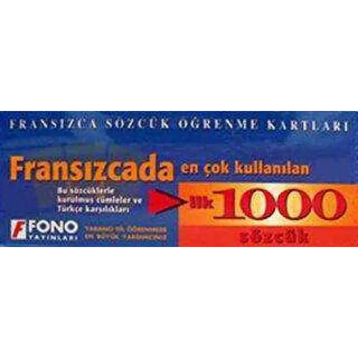Fransızcada İlk 1000 Sözcük Kartları