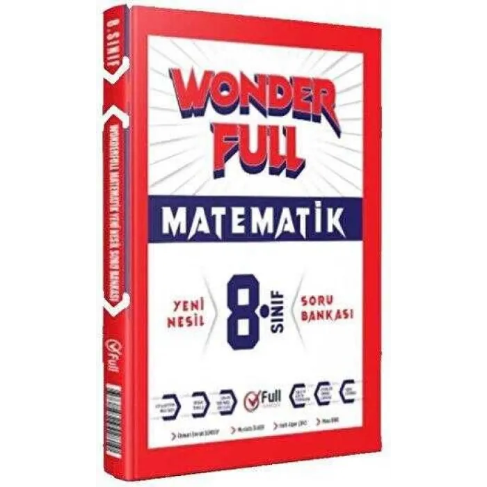 Full Matematik Yayınları 8. Sınıf LGS Wonder Full Matematik Soru Bankası
