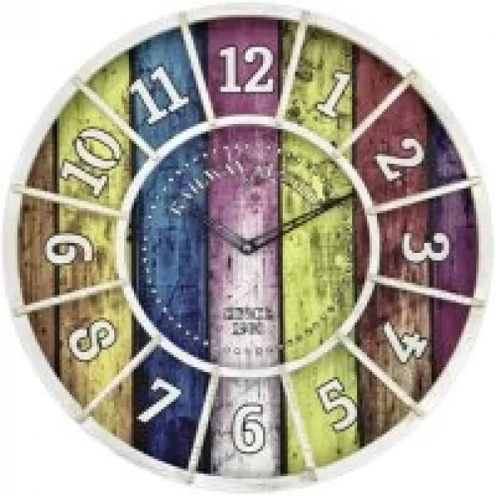 Galaxy Duvar Saati 742-2 Plastik Çerçeve Beyaz Mdf