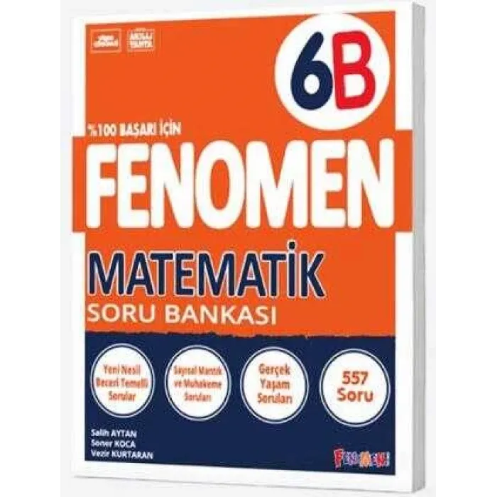 Gama Yayınları 6. Sınıf Fenomen Matematik Soru Bankası
