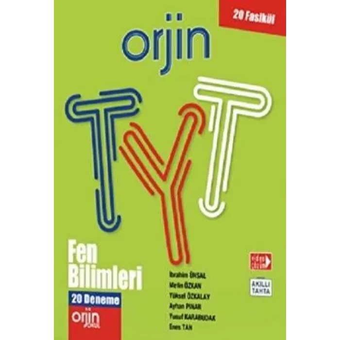 Gama Yayınları Orjin Okul TYT Fen Bilimleri 20 Deneme