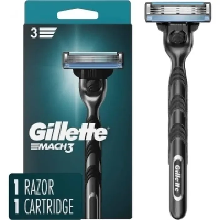 Gillette Mach3 Charcoal Makşne+2 Bıçak 074308