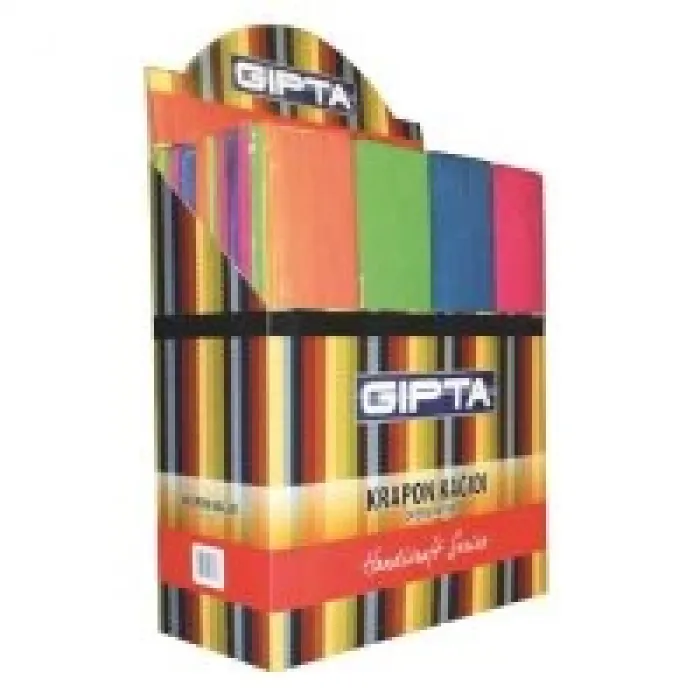 Gıpta 50*200 Renkli Grepon Kağıdı 10 Ad Mavi 9126