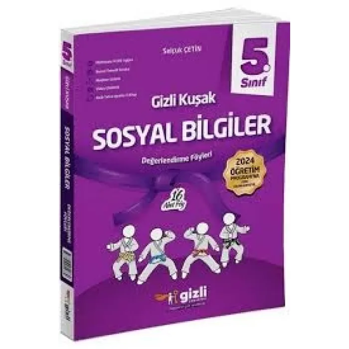 GİZLİ YAYINLARI 5. SINIF SOSYAL BİLGİLER GİZLİ KUŞAK SERİSİ