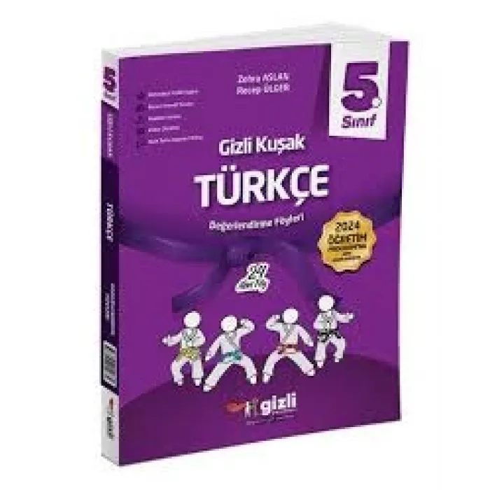 GİZLİ YAYINLARI 5. SINIF TÜRKÇE GİZLİ KUŞAK SERİSİ
