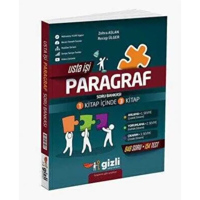Gizli Yayınları 7. ve 8. Sınıflar İçin Usta İşi Paragraf