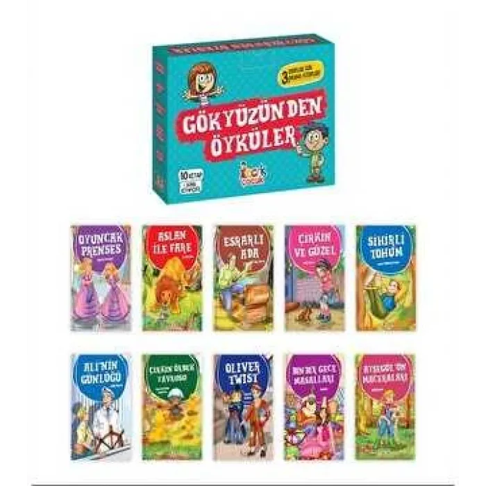 Gökyüzünden Öyküler 10 Kitap + Soru Kitapçığı