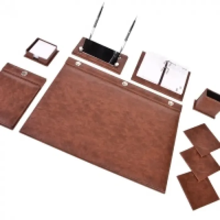 Gülpaş Sümen Takımı 9 Parça Lüks Düğmeli Suni Deri 259