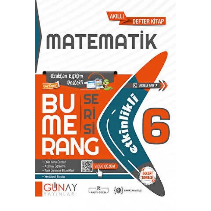 Günay Yayınları 6. Sınıf Matematik Bumerang Soru Bankası