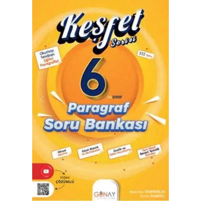 Günay Yayınları 7. Sınıf Paragraf Keşfet Soru Bankası