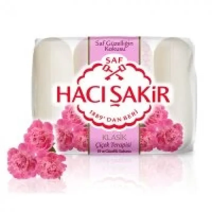 Hacı Şakir Güzellik Sabun 4*70 Gr Çiçek Terpisi *24