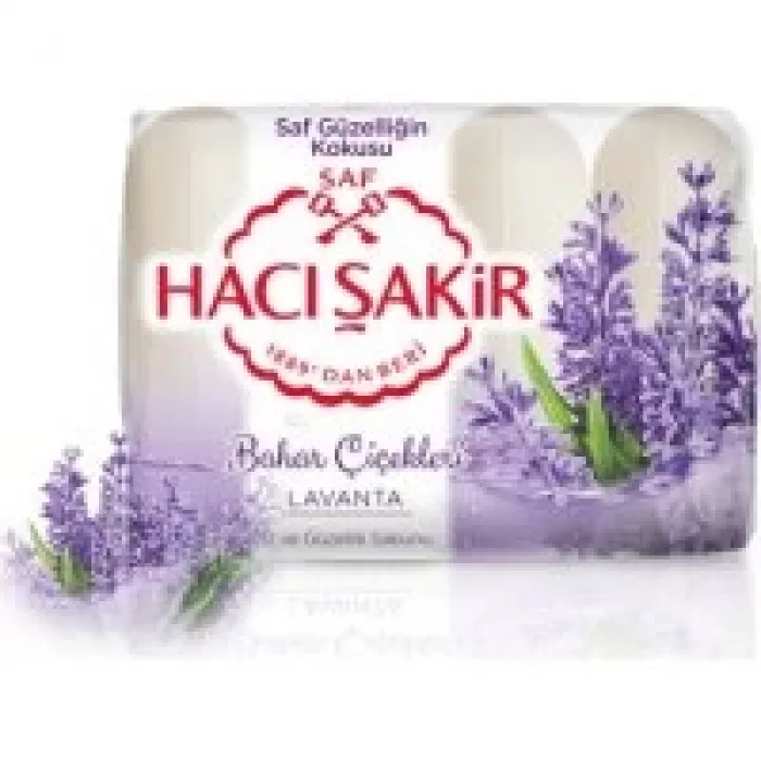 Hacı Şakir Güzellik Sabun 4*70 Gr Lavanta *24