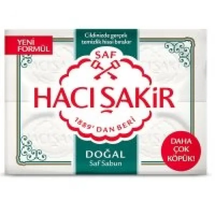 Hacı Şakir Kalıp Sabun 800gr_doğal *12