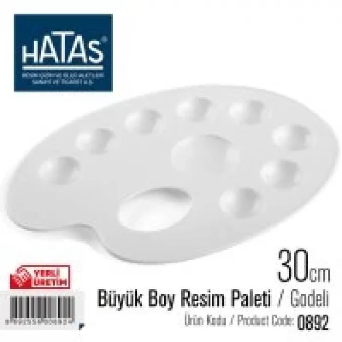 Hatas Resim Paleti 30 Cm Büyük Boy 0892