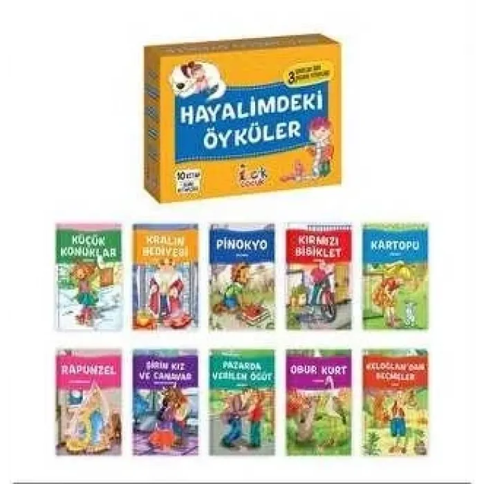 Hayalimdeki Öyküler - 10 Kitap+Soru Kitapçığı