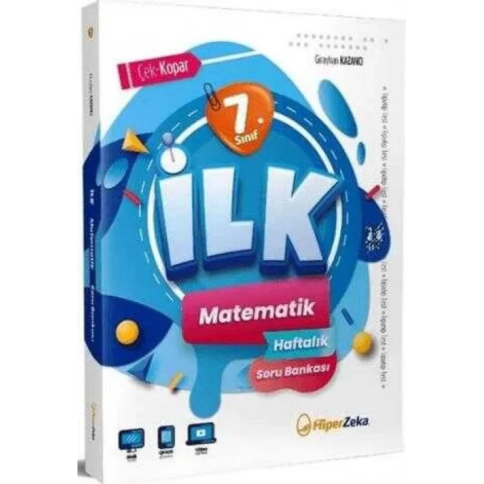 Hiper Zeka Yayınları 2025 7. Sınıf İlk Matematik Haftalık Soru Bankası