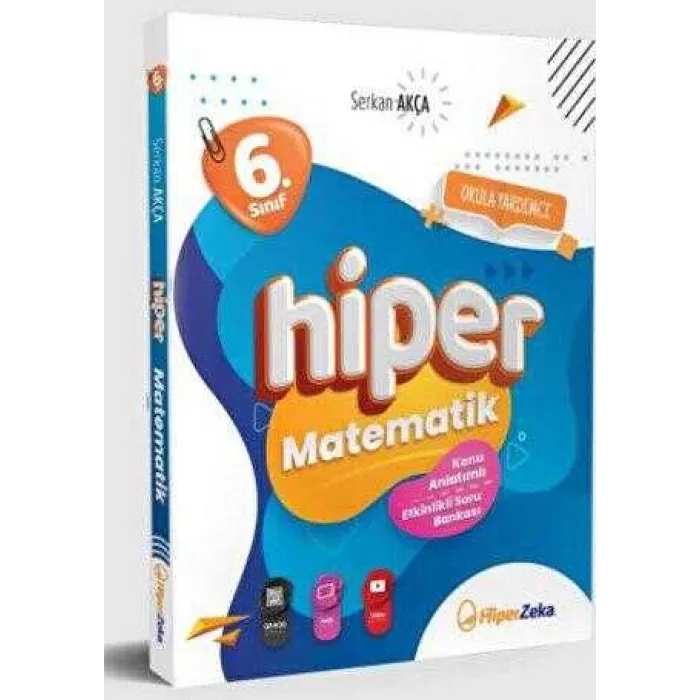 Hiper Zeka Yayınları 6. Sınıf Hiper Matematik Konu Anlatımlı & Etkinlikli Soru Bankası