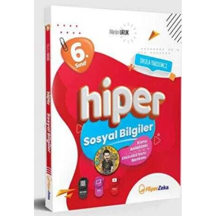 Hiper Zeka Yayınları 6. Sınıf Hiper Sosyal Bilgiler Konu Anlatımlı & Soru Bankası