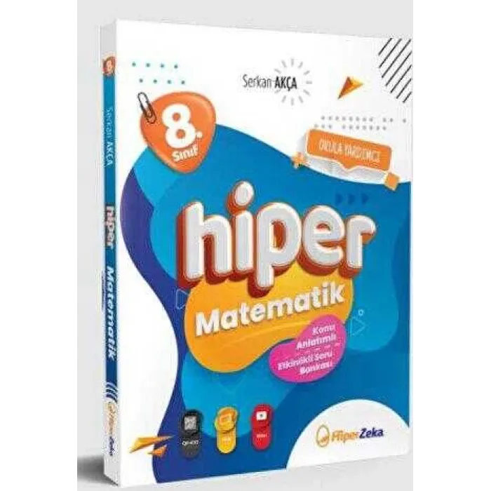 Hiper Zeka Yayınları 8. Sınıf Hiper Matematik Konu Anlatımlı & Etkinlikli Soru Bankası