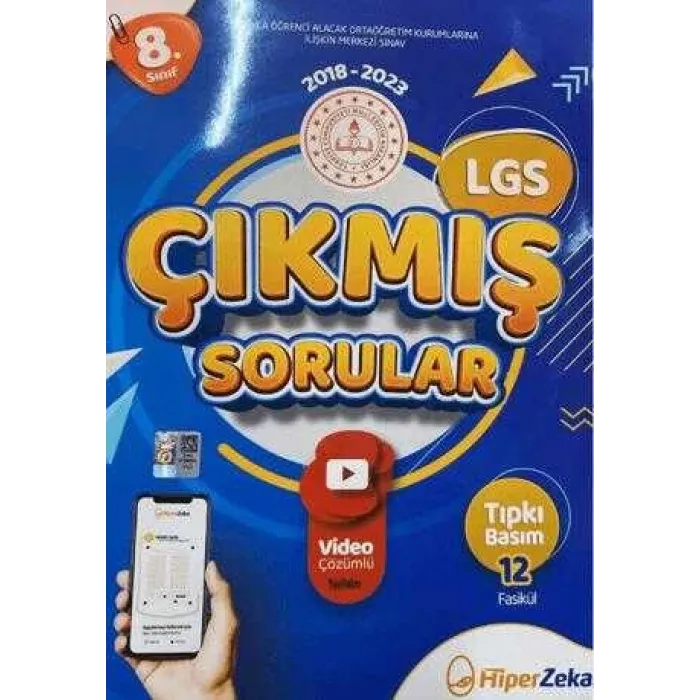 Hiper Zeka Yayınları 8. Sınıf LGS Çıkmış Sorular