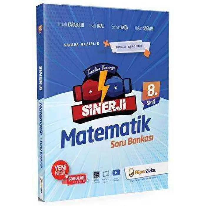 Hiper Zeka Yayınları 8. Sınıf Matematik Sinerji Soru Bankası