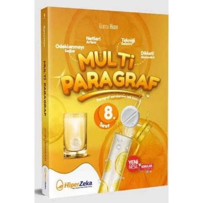 Hiper Zeka Yayınları 8. Sınıf Multi Paragraf Soru Bankası