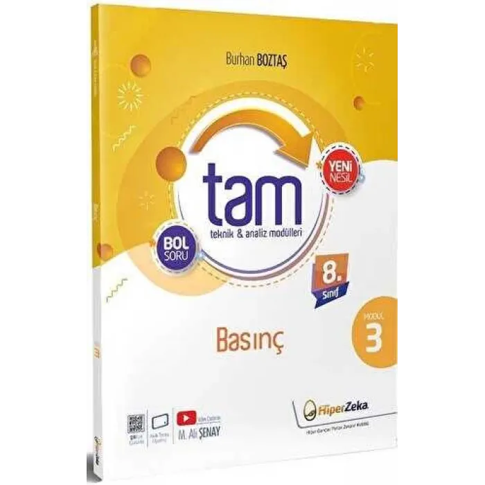 Hiper Zeka Yayınları 8. Sınıf TAM Fen Bilimleri 3 - Basınç