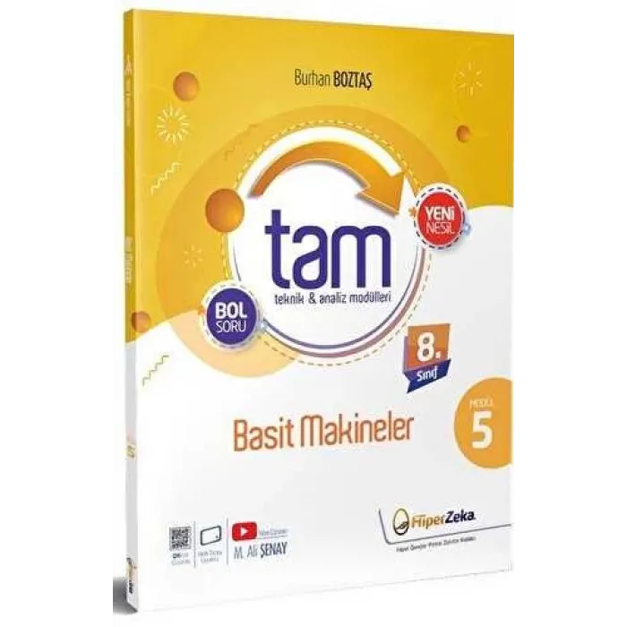 Hiper Zeka Yayınları 8. Sınıf TAM Fen Bilimleri 5 - Basit Makineler