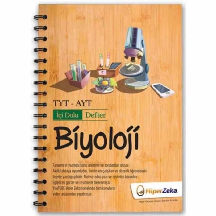 Hiper Zeka Yayınları TYT Coğrafya İçi Dolu Defter