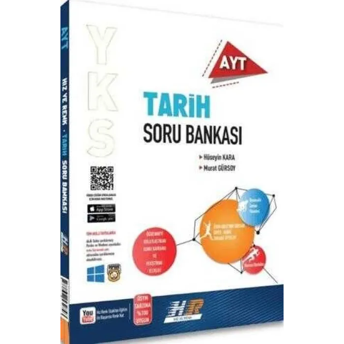 Hız ve Renk Yayınları 2025 AYT Tarih Soru Bankası Hız ve Renk