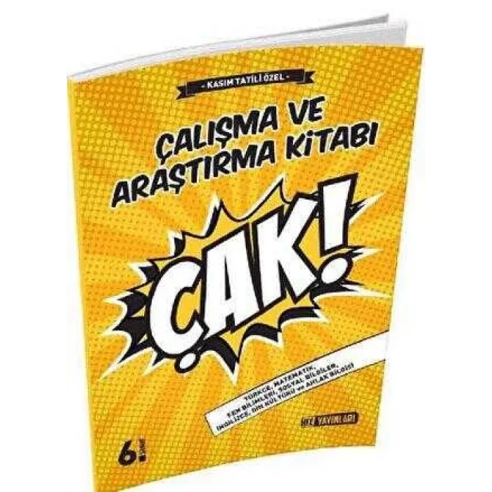 Hız Yayınları 2020 6. Sınıf Çalışma ve Araştırma Kitabı Çak