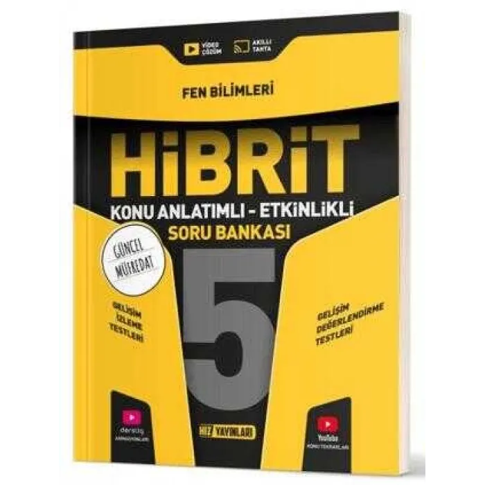 Hız Yayınları 5. Sınıf Hibrit Fen Bilimleri Soru Bankası