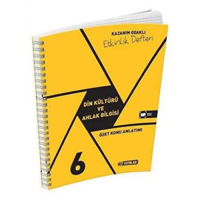 Hız Yayınları 6. Sınıf Din Kültürü ve Ahlak Bilgisi Özet Konu Anlatımlı Etkinlik Kitabı