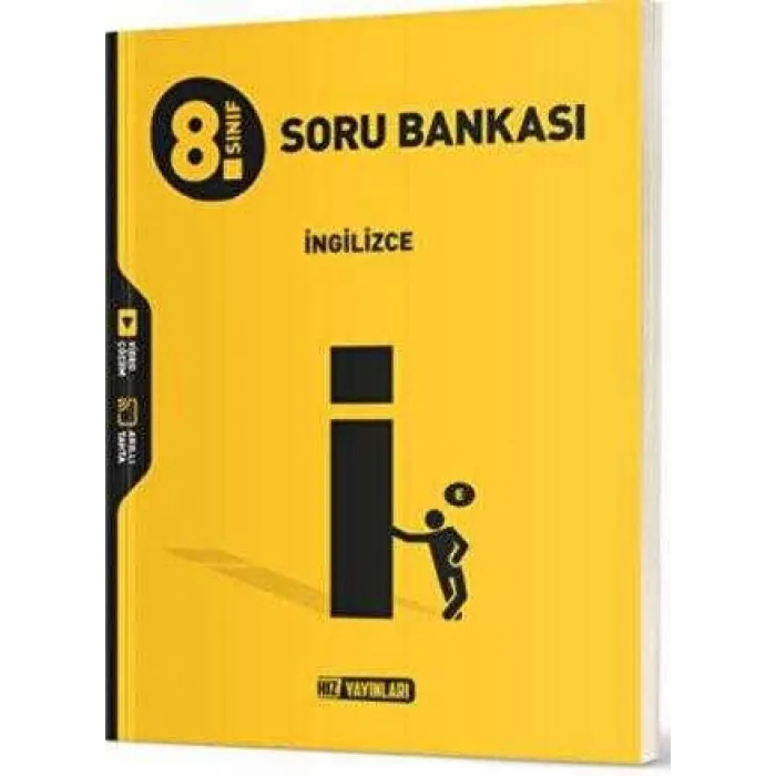 Hız Yayınları 8. Sınıf İngilizce Soru Bankası